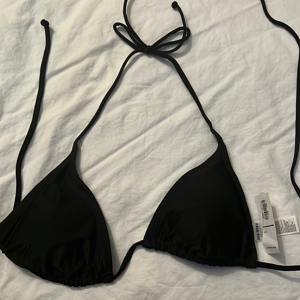 Old Navy Black Sting Bikini Top